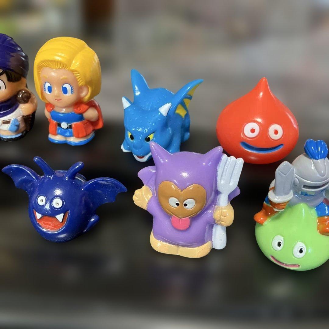 激レア】ドラゴンクエスト 天空の章 ソフビ 指人形 フィギュア セット 当時物