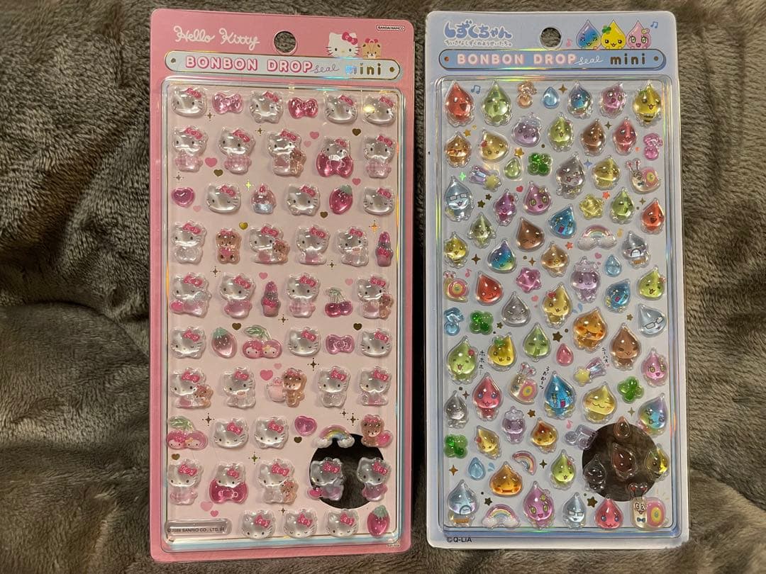 12枚　ボンボンドロップシール　正規品　たまごっち　キティ　しずくちゃん