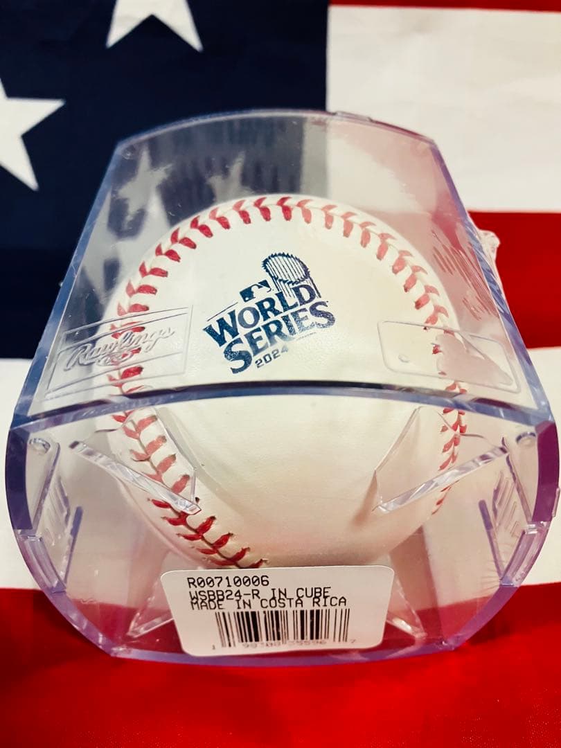 2024 ワールシリーズ 試合球 公式球 ボール ケース入り 新品未開封 大谷