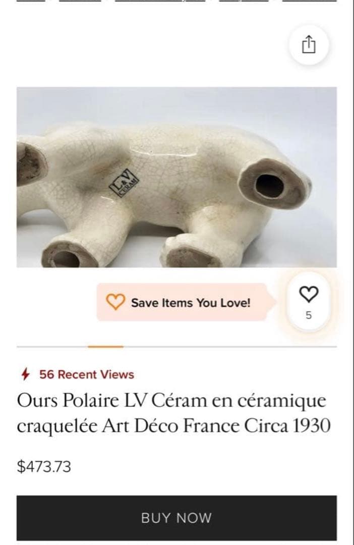 ホワイトポーラーベア フィギュア