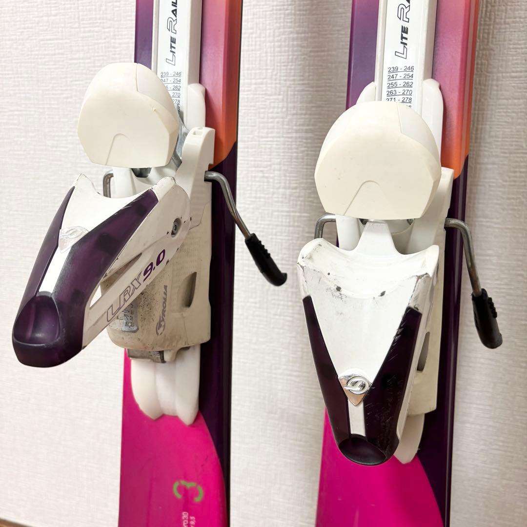 ■HEAD■女性用スキーセット■板149/靴24-24.5/ストック110