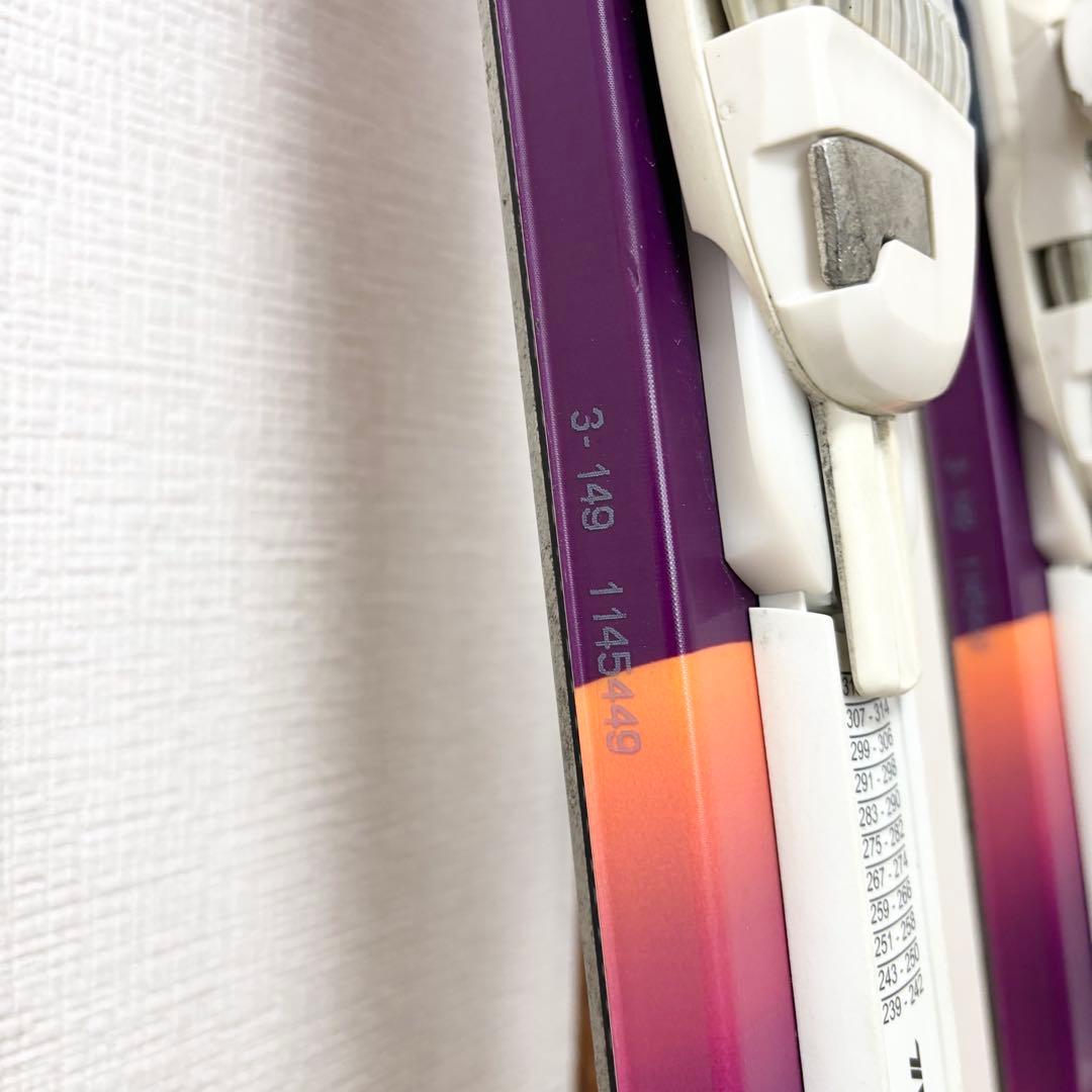 ■HEAD■女性用スキーセット■板149/靴24-24.5/ストック110