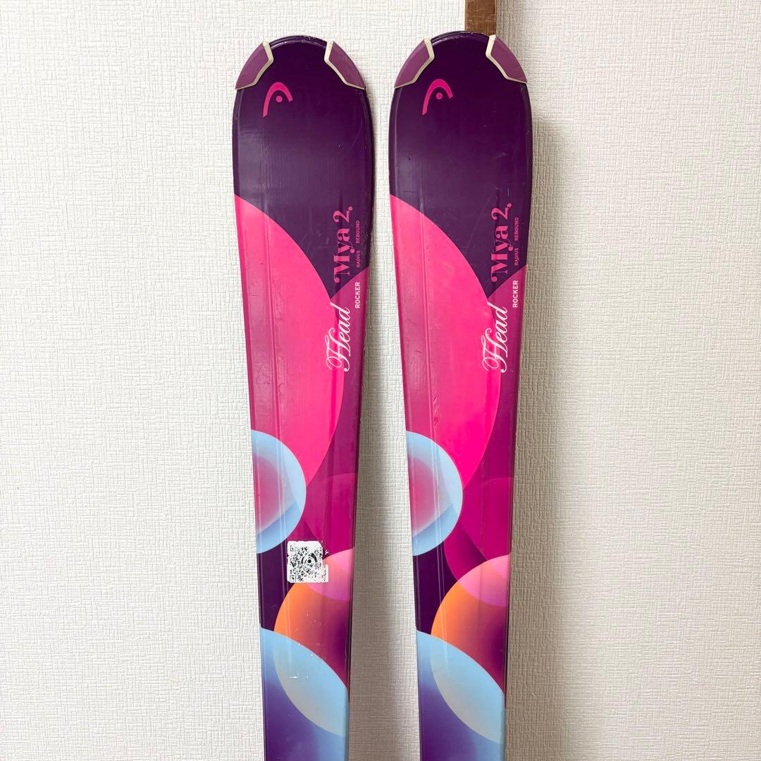 ■HEAD■女性用スキーセット■板149/靴24-24.5/ストック110