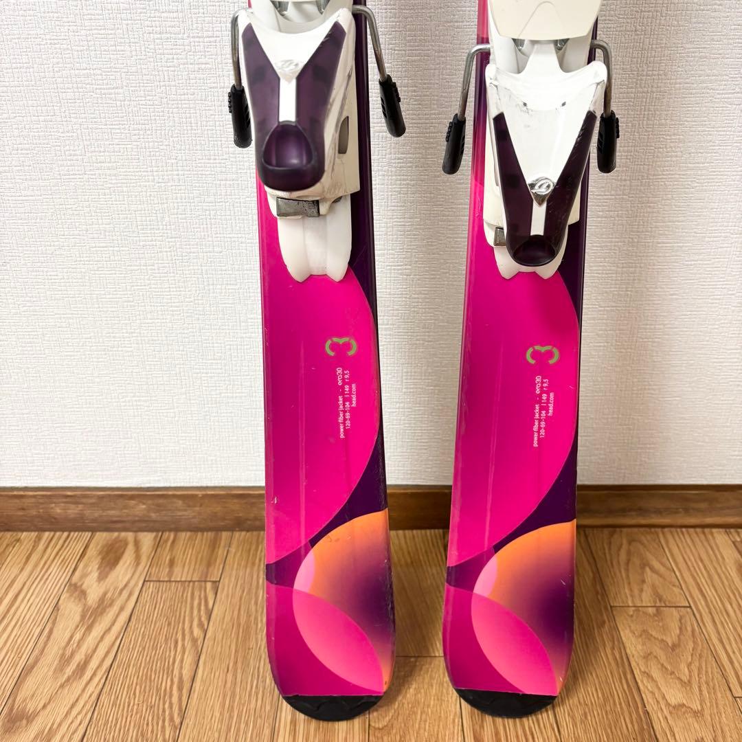 ■HEAD■女性用スキーセット■板149/靴24-24.5/ストック110