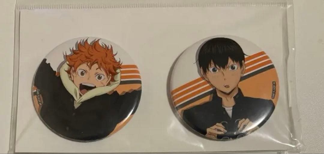 ハイキュー 日向翔陽&影山飛雄　缶バッジ　セット
