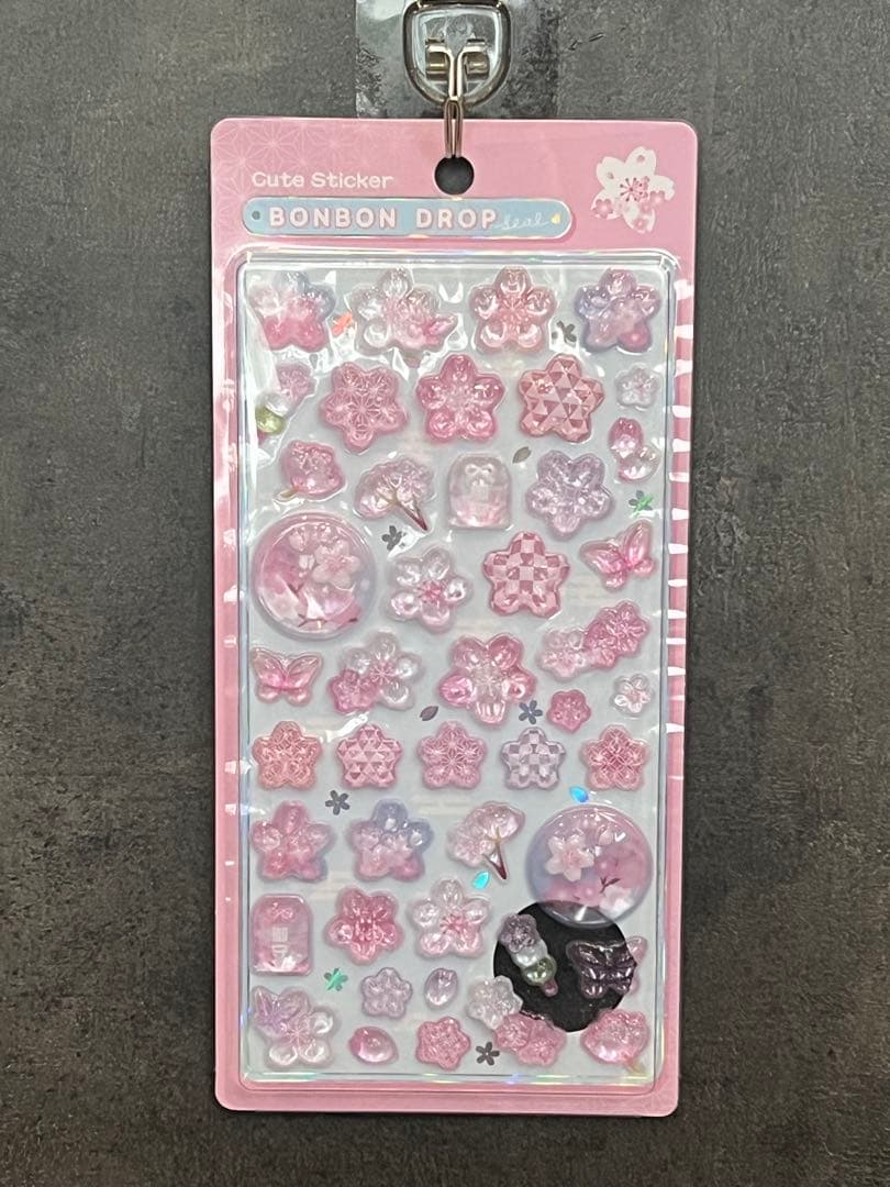 新柄　クーリア　ボンボンドロップシール　和柄　8点セット