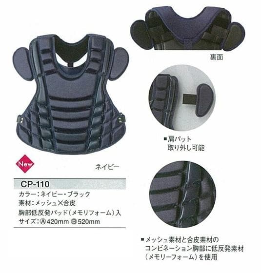 久保田スラッガー 野球 硬式 プロテクター 防具 CP-110 ネイビー