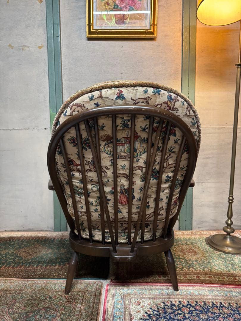 ② 英国 アーコール Ercol ウィンザー ソファ ビンテージ ラウンジチェア