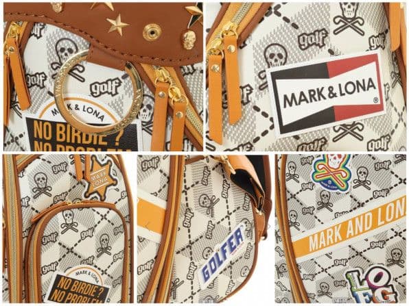 超美品 MARK&LONA キャディバッグ 限定・完売品 ブラウン オレンジ