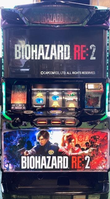 パチスロ実機　ＳバイオハザードＲＥ：２　ＸＢ　不要機ボリューム調整付