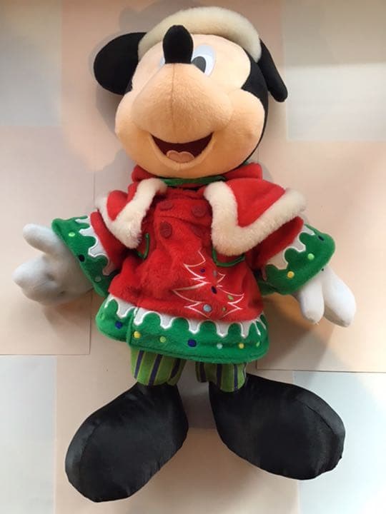 ディズニー　クリスマス　ぬいぐるみ　2体　2011年