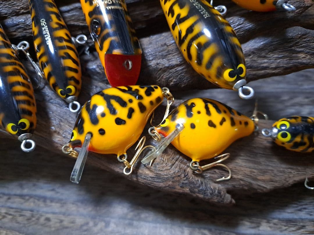 実釣未使用　美品　バルサ50　イエローコーチドッグ　9個セット