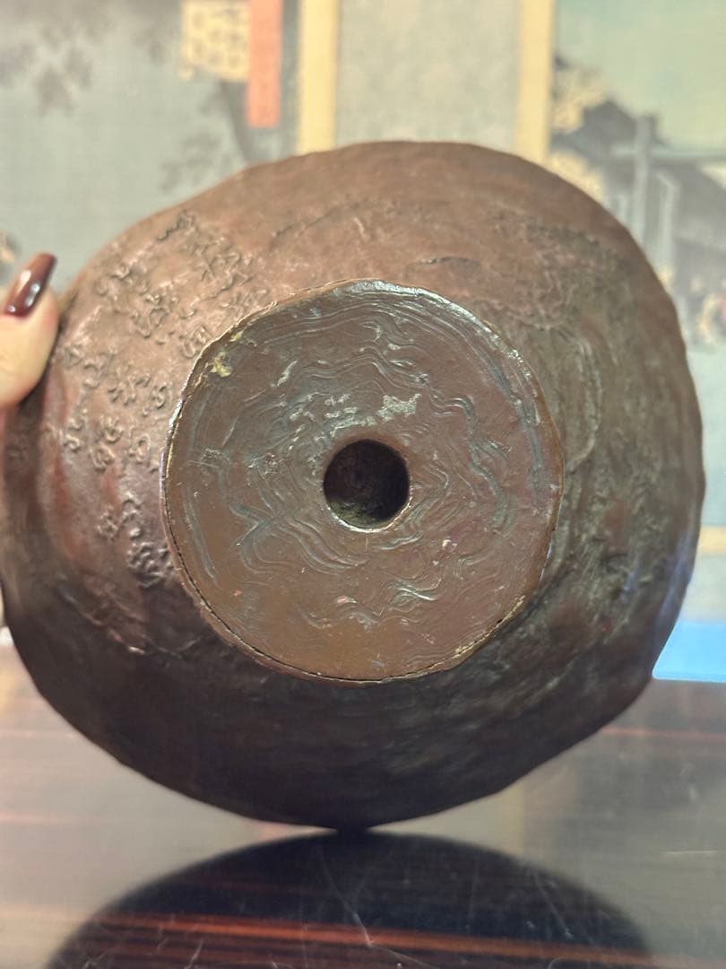 明時代堆朱茶碗 漆雕刻盃 堆朱漆刻 中國古美術 高 11cm