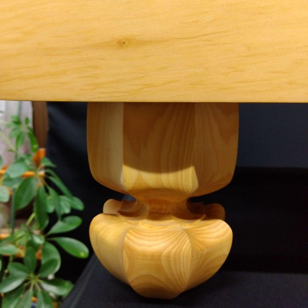 【国産　本榧　5寸碁盤　木表③】