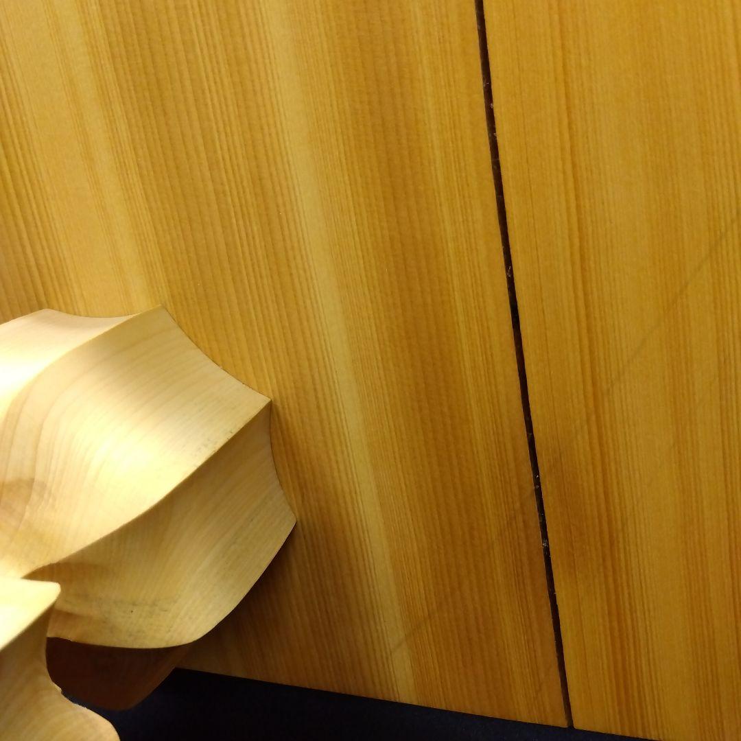 【国産　本榧　5寸碁盤　木表③】