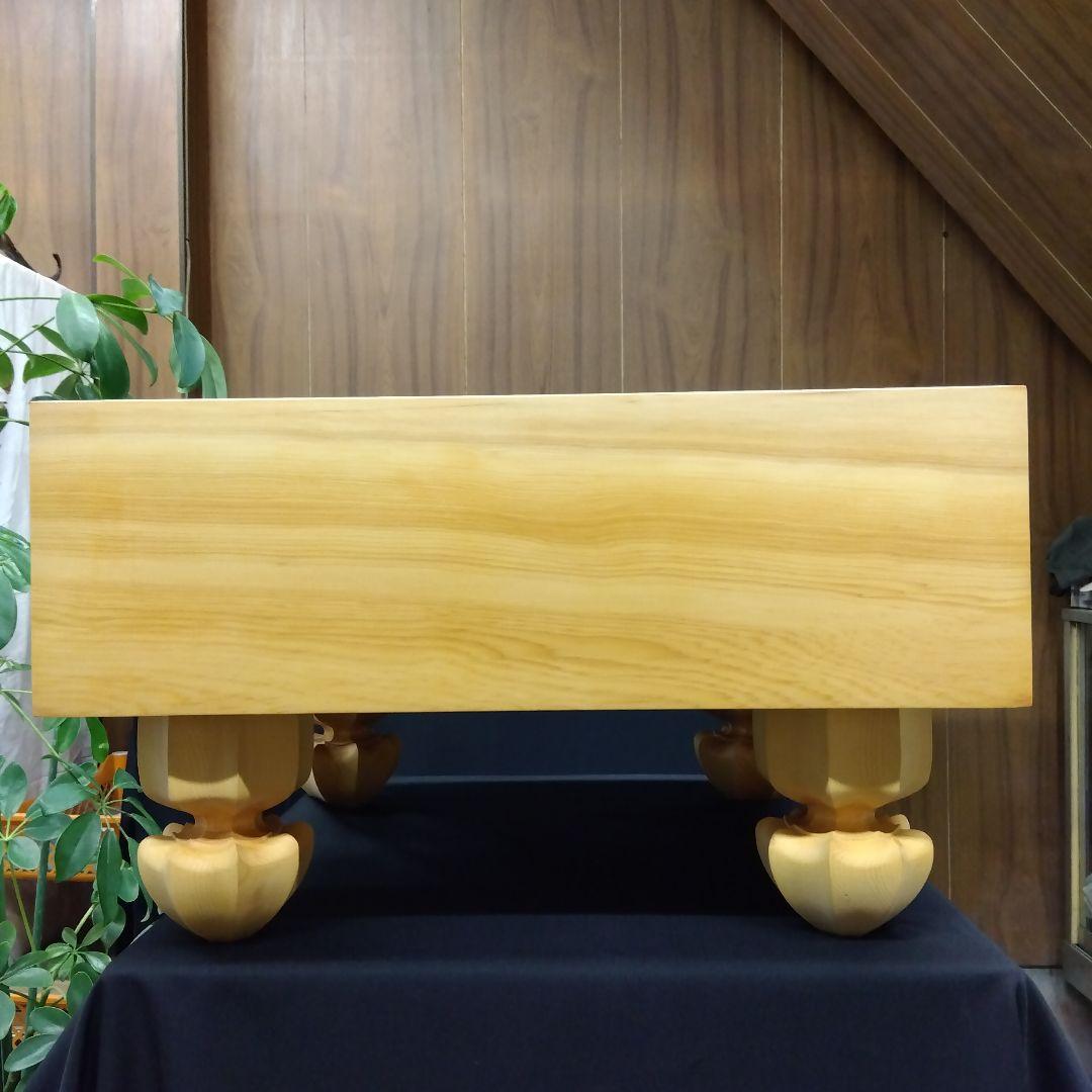 【国産　本榧　5寸碁盤　木表③】