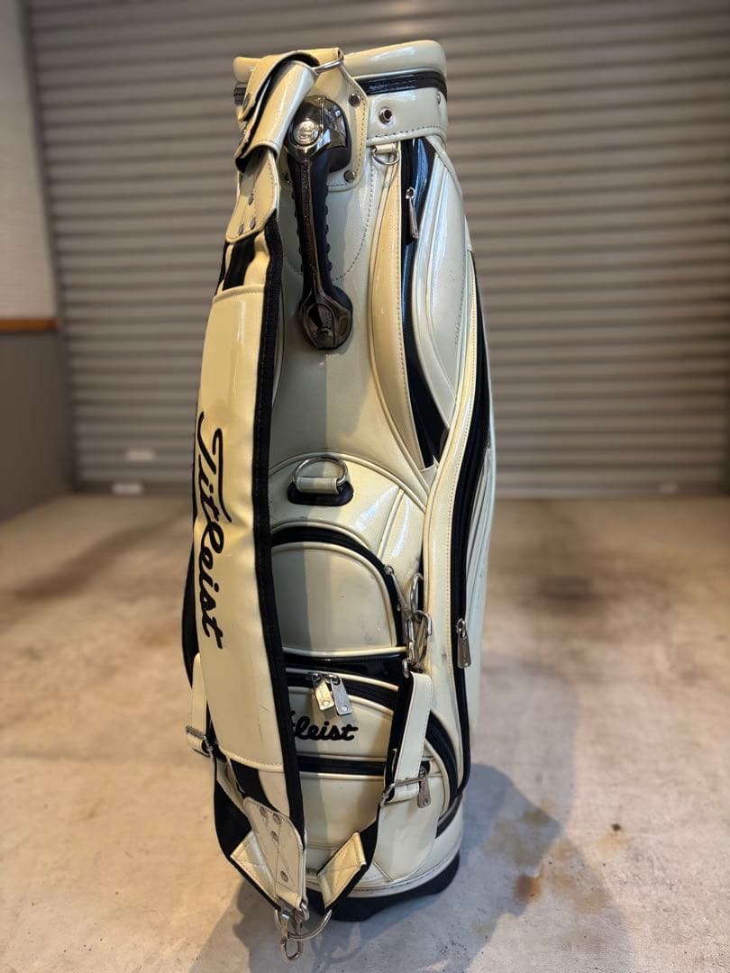 Titleist キャディバッグ ホワイト ポケット多数