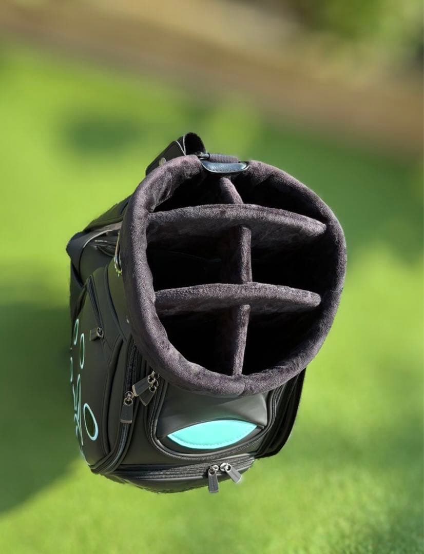SCOTTY CAMERON キャディバッグ　ブラック×ティファニーブルー