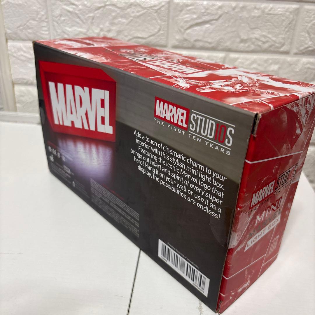 【生産終了】MARVELSTUDIOS 10周年 ミニライトボックス　ロゴライト