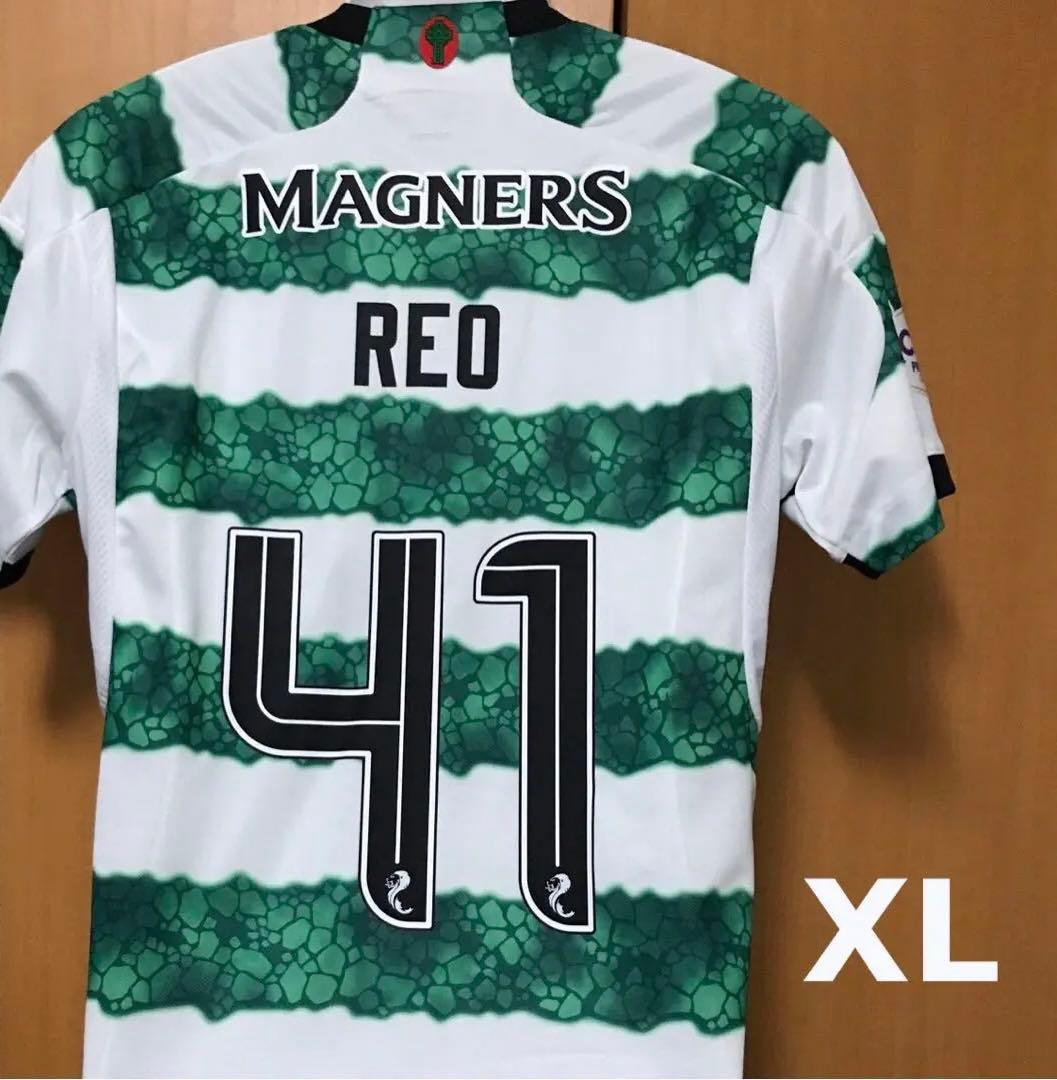 【未使用・タグ付き‼️】簱手怜央セルティックユニフォーム スコティッシュパッチ