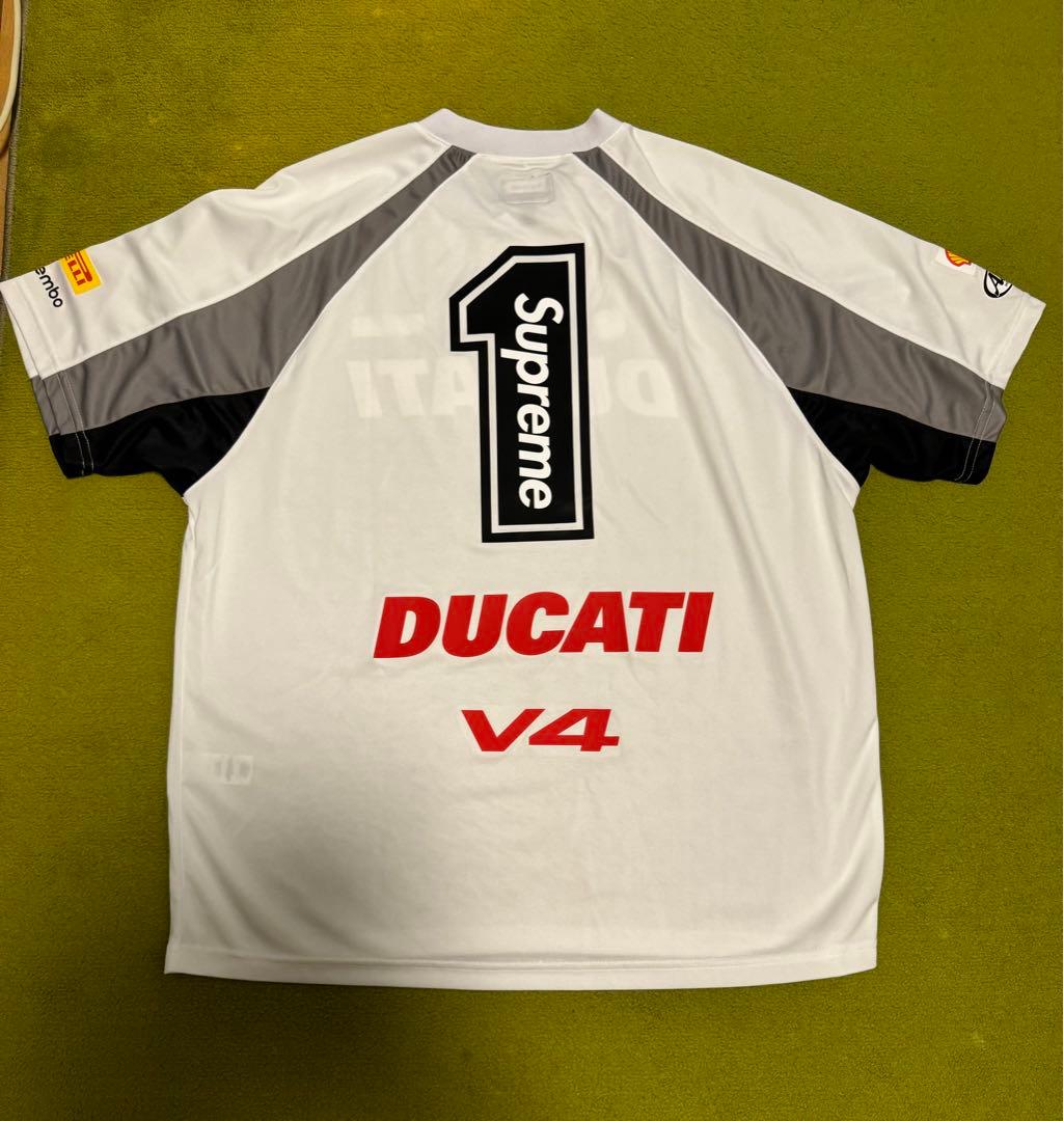 ウェア Supreme x Ducati Soccer Jersey \"White\"