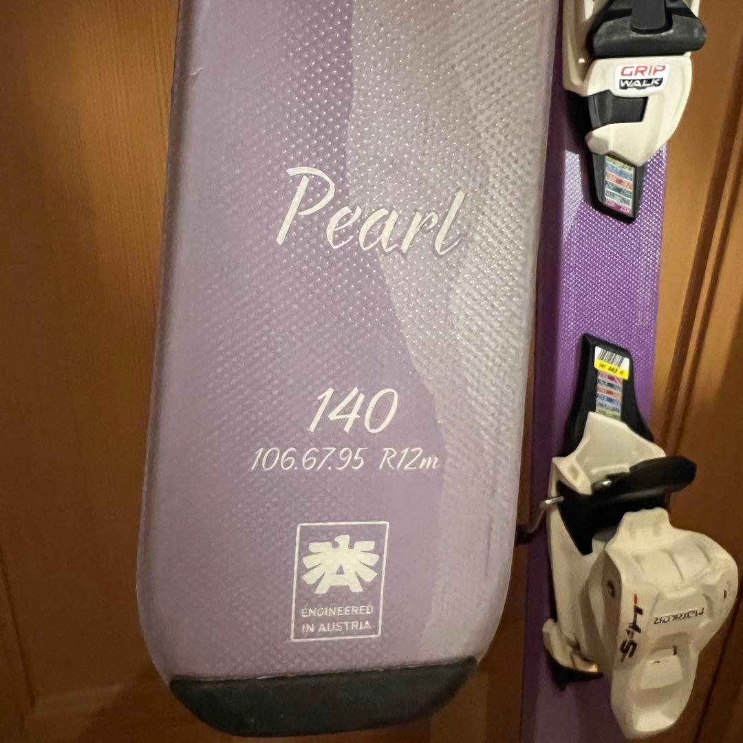 Blizzard Pearl Jr 140cm キッズ ビンディング セット