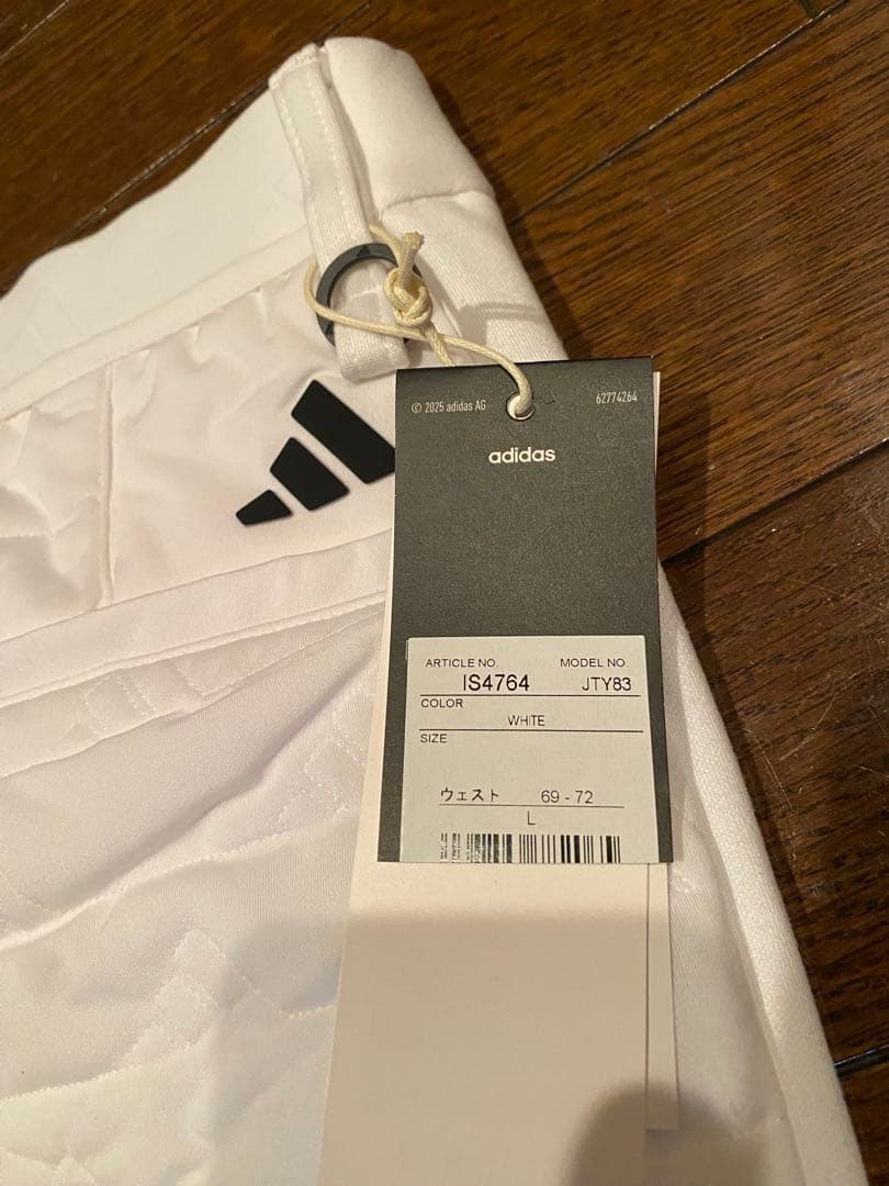 adidas レディース ゴルフパンツ ホワイト