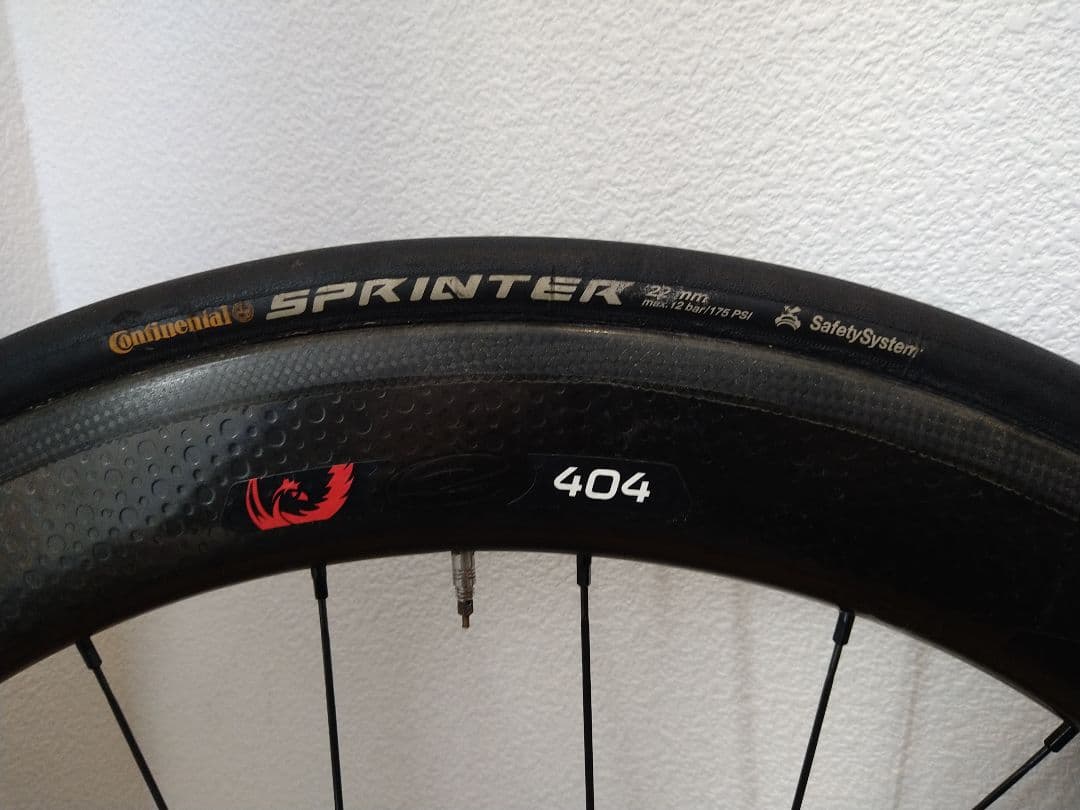 ZIPP 404 firecrest チューブラーホイール　リムブレーキ
