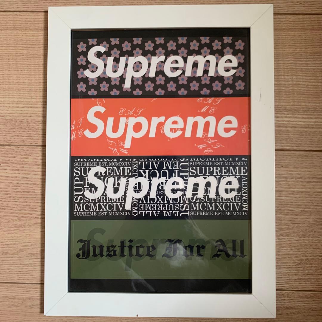 Supreme box logoステッカー