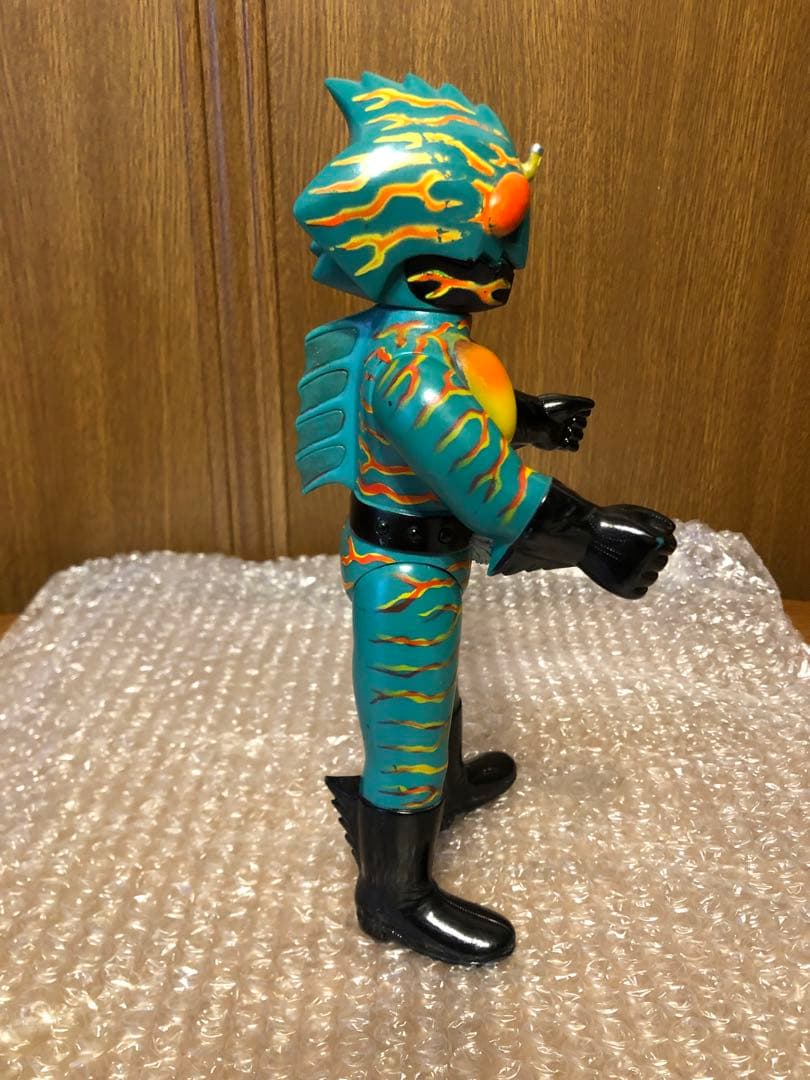 当時物　仮面ライダーアマゾン　ソフビ　 旧バンダイ製