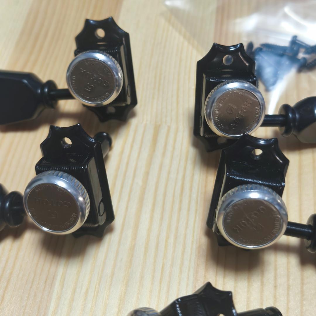 美品 GOTOH ロックペグ チタン サドル ブリッジ テールピース セット