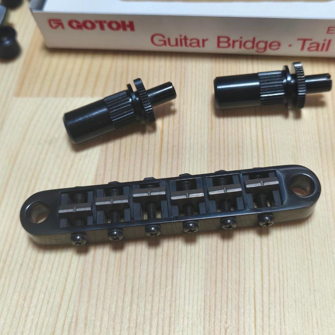 美品 GOTOH ロックペグ チタン サドル ブリッジ テールピース セット
