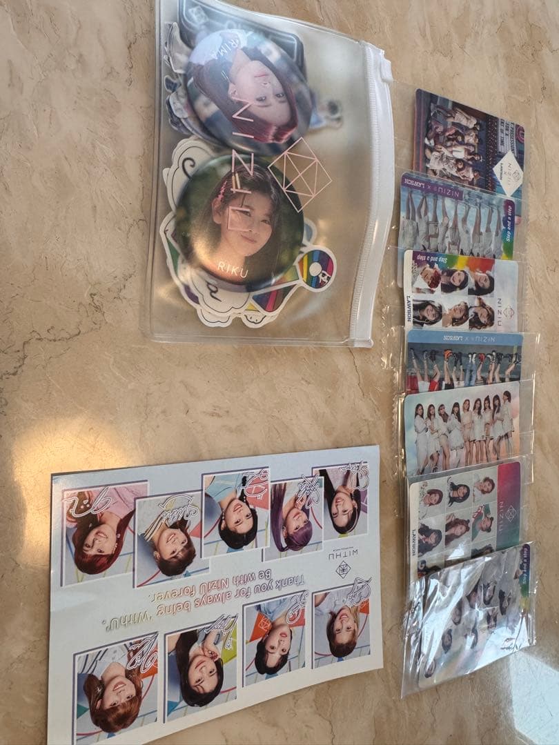 NiziU Official Fanclub 特典セット 缶バッジ等