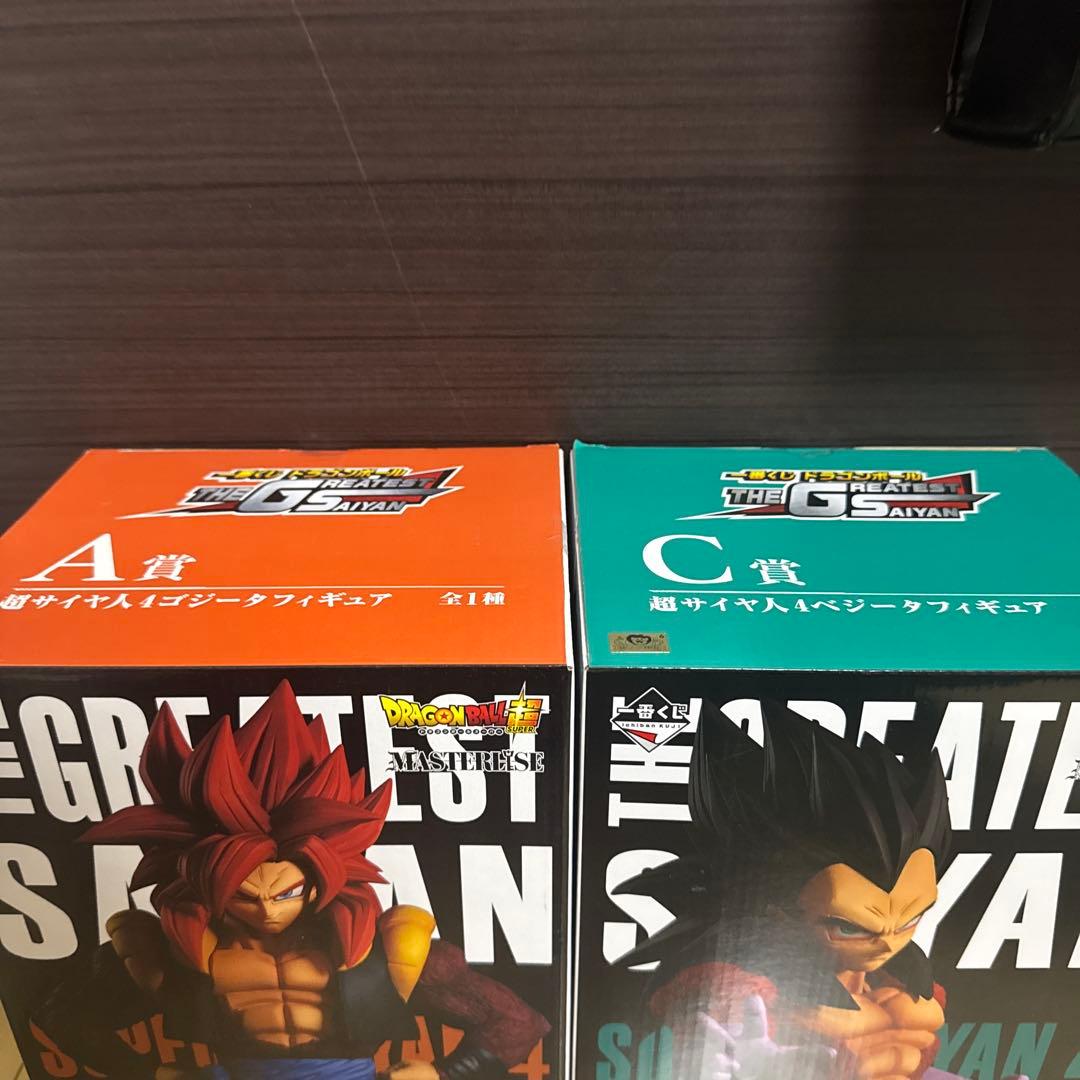 一番くじグレイテストサイヤン　A賞ゴジータ、C賞ベジータ　国内正規品　未開封