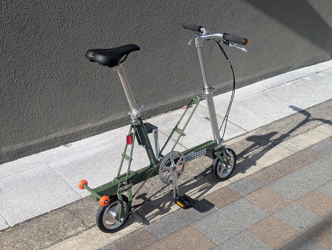 Carry Me(キャリーミー)／フォールディングバイク／マッドオリーブグリーン