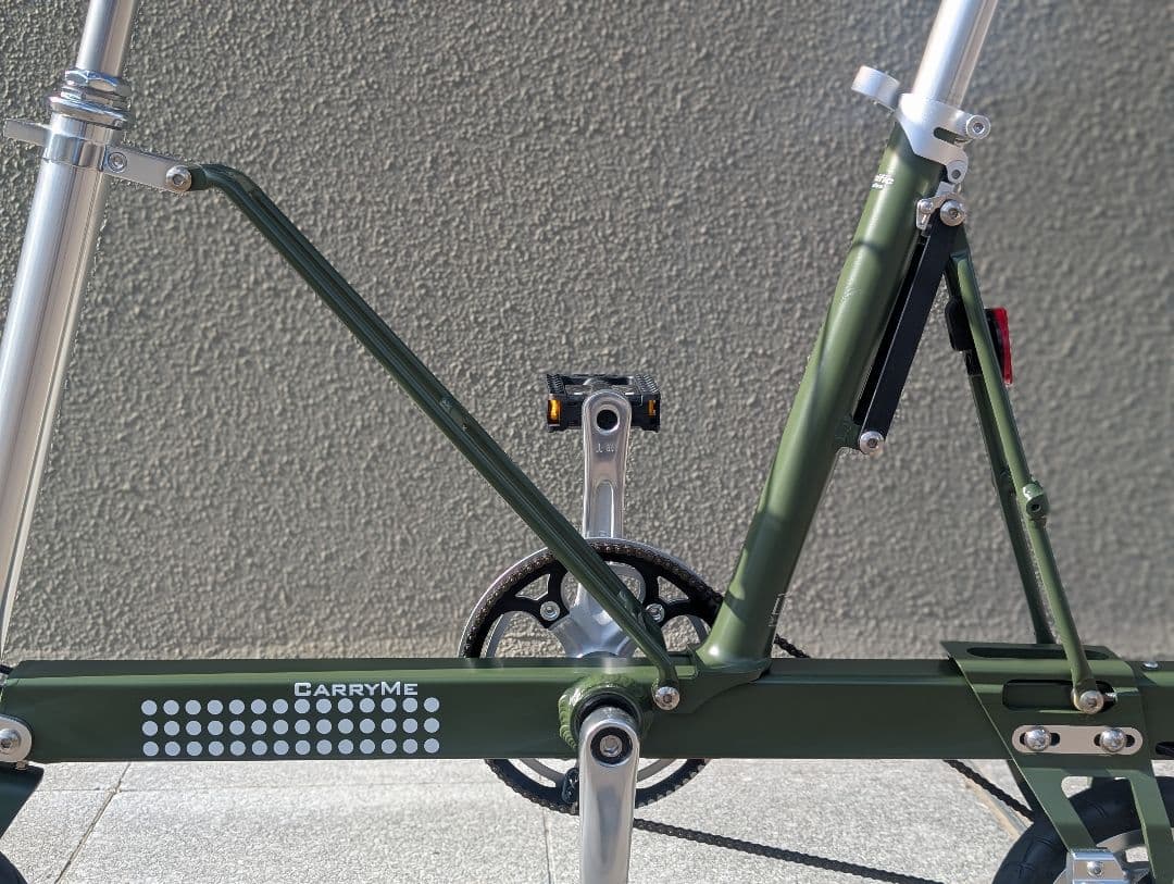 Carry Me(キャリーミー)／フォールディングバイク／マッドオリーブグリーン