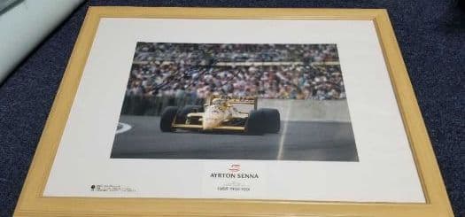 アイルトン・セナ　セナ　F1　直筆サイン　サイン　アイルトン・セナ・ダ・シルバ