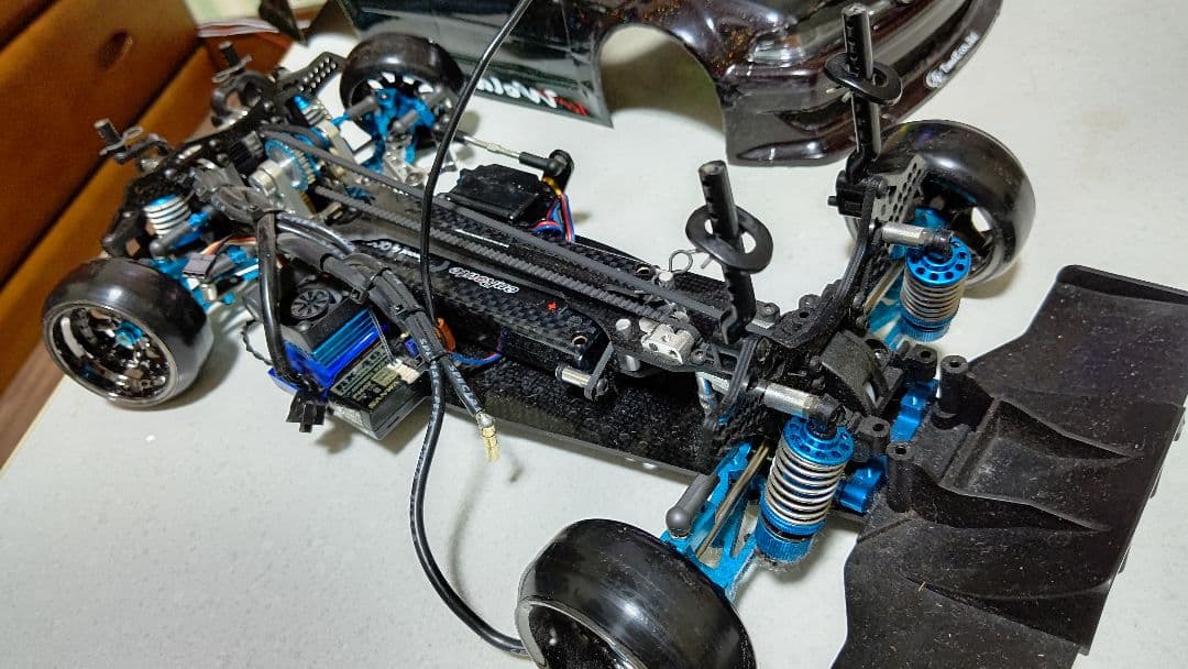 希少フロントモータードリラジフルセット　アクティブホビーTA06FRコンバ