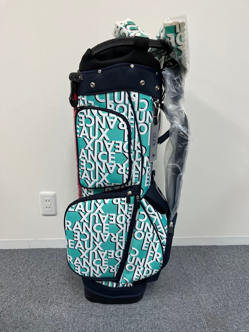 【新品】クランク 総柄スタンド キャディバッグ 9.0型 CL5MNC09