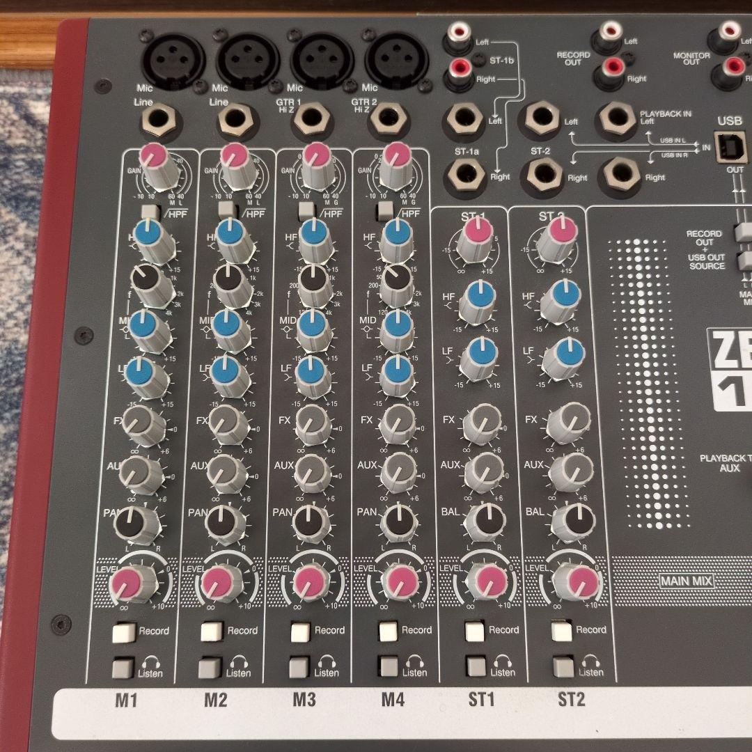【美品】ALLEN & HEATH ZED-10 ミキサー 電源コード付き