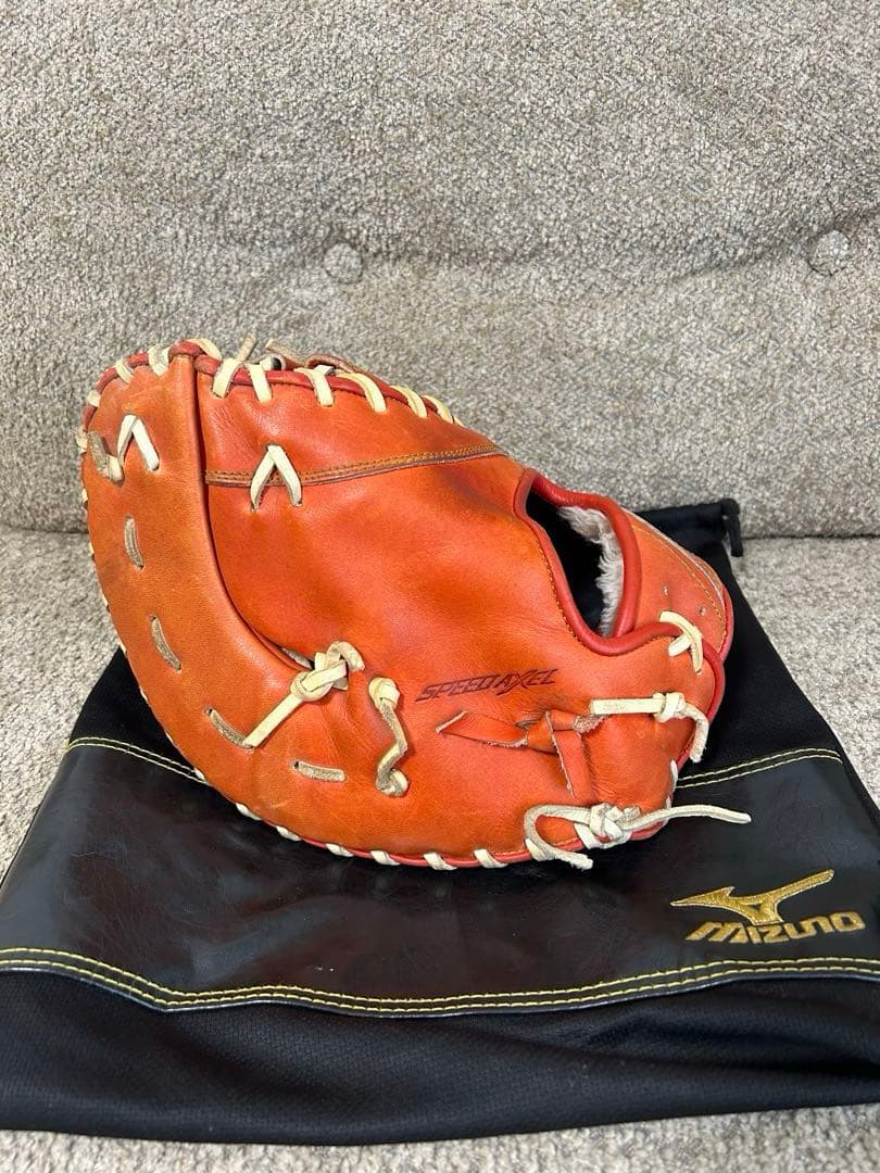 【即戦力】軟式　一塁手用グラブ　アシックス　スピードアクセル　※ミズノグラブ袋付