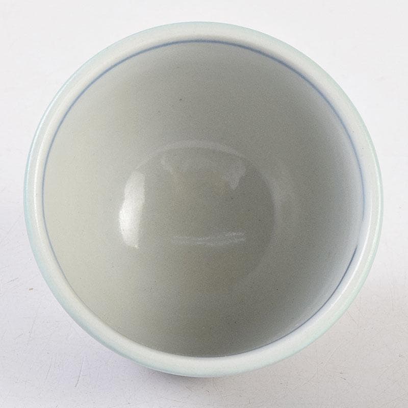 九谷焼　人間国宝　徳田正彦（三代徳田八十吉）　彩釉　ぐい呑　共箱　V　R9189