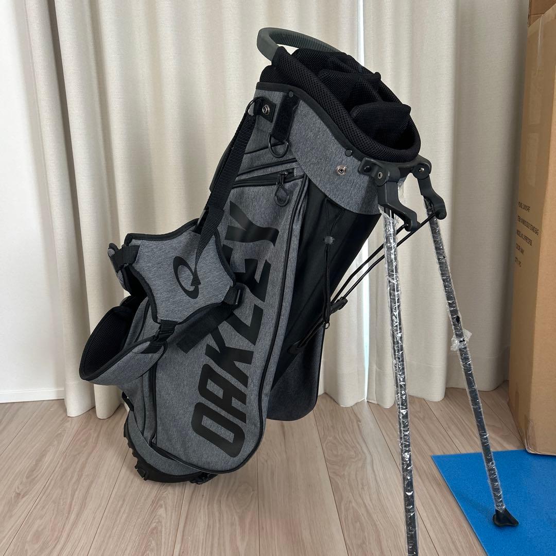 OAKLEY キャディバッグ グレー スタンド付き