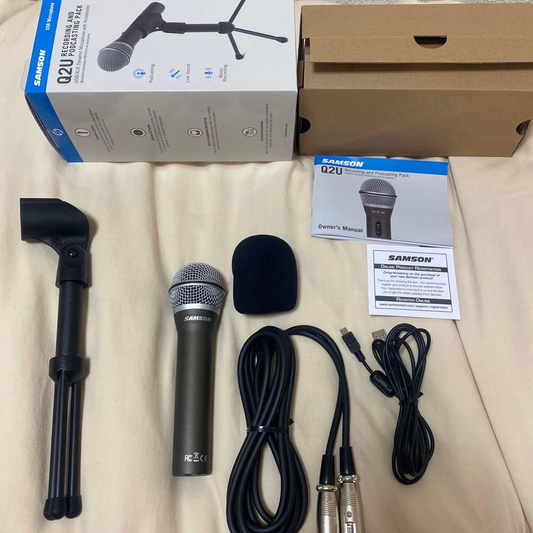 SAMSON Q2U ダイナミックマイク 本体