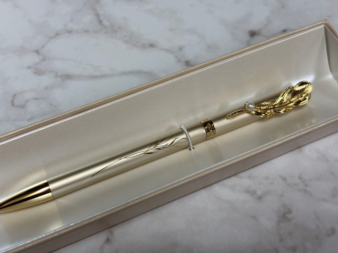 ミキモト ボールペン フェザーモチーフ クリスマスチャリティー 2014