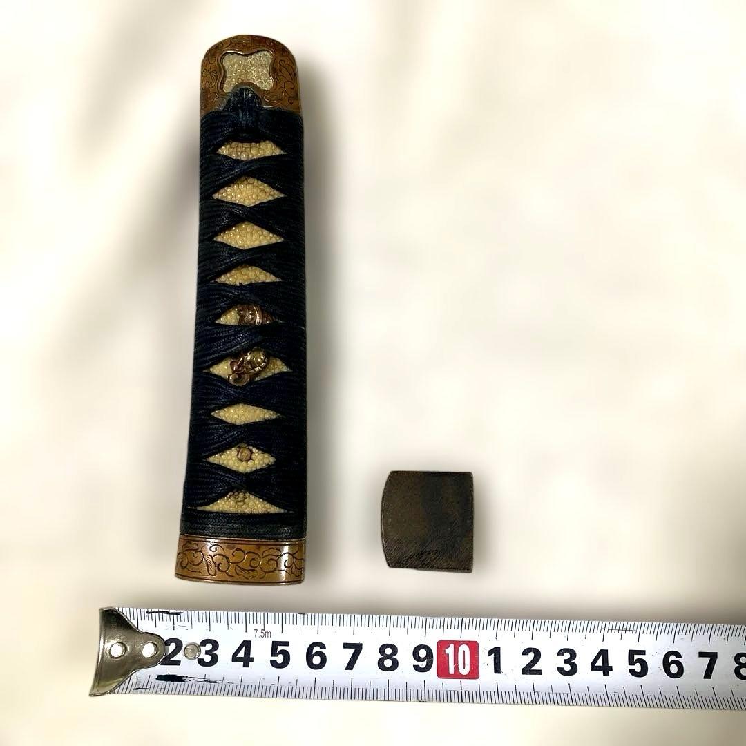 B-81 柄前　目貫　縁頭　はばき　武具　刀装具　骨董品　時代物　美術品　工芸品
