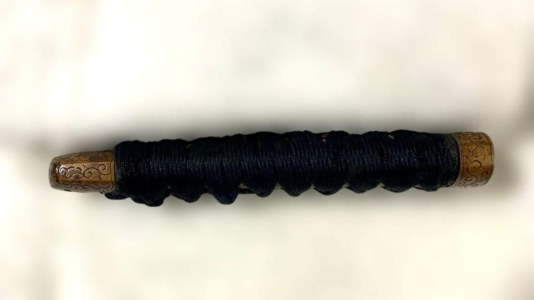 B-81 柄前　目貫　縁頭　はばき　武具　刀装具　骨董品　時代物　美術品　工芸品