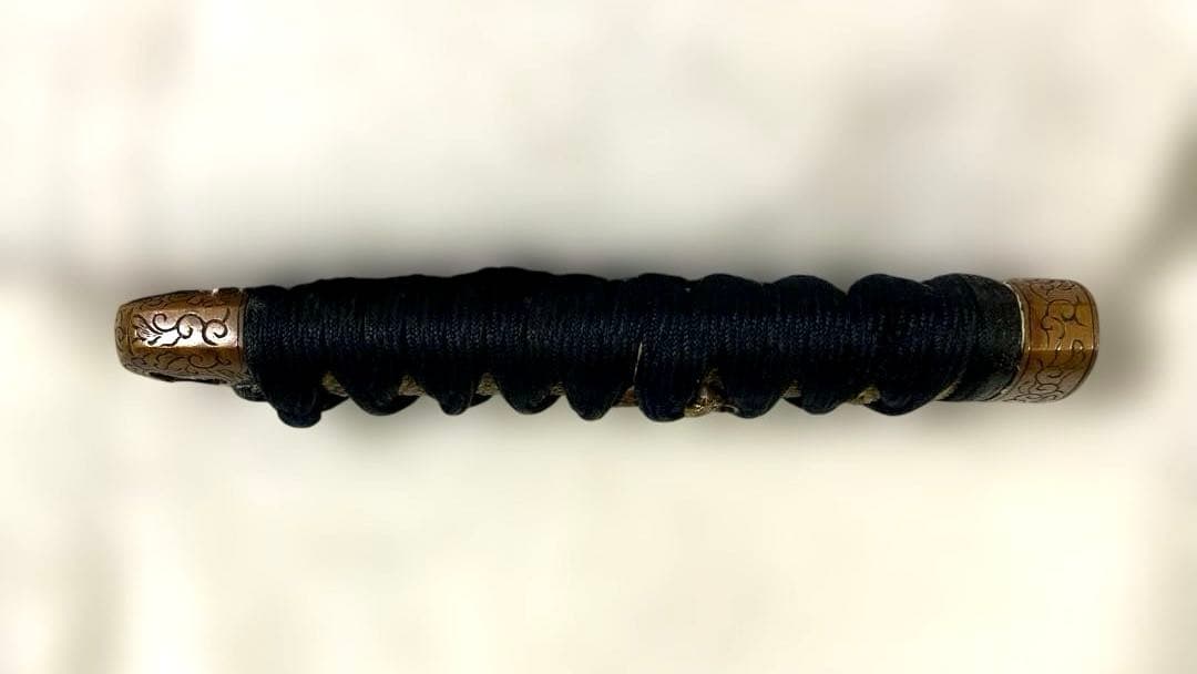 B-81 柄前　目貫　縁頭　はばき　武具　刀装具　骨董品　時代物　美術品　工芸品