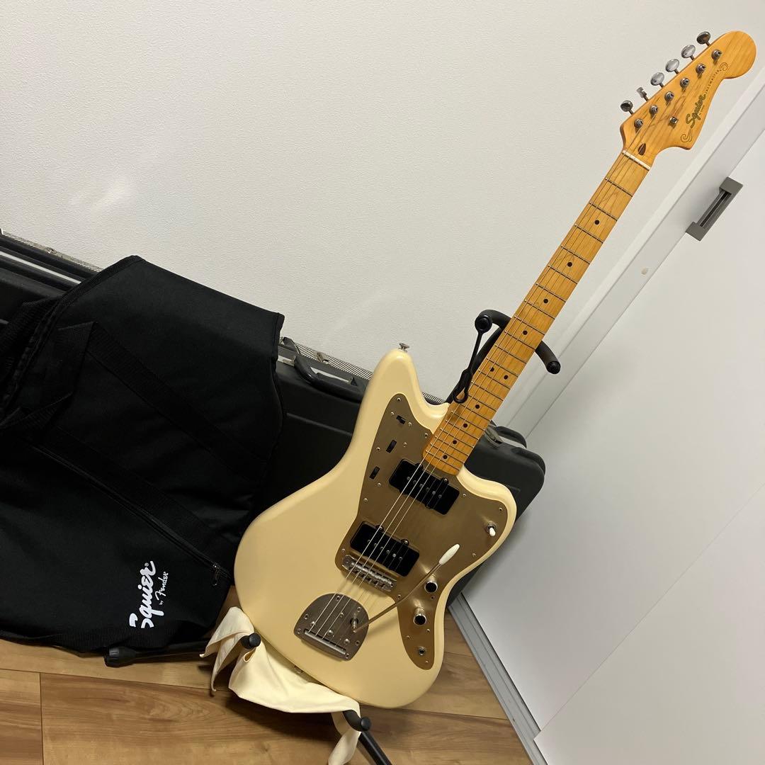 美品squier fender 40th jazzmaster デザートサンド