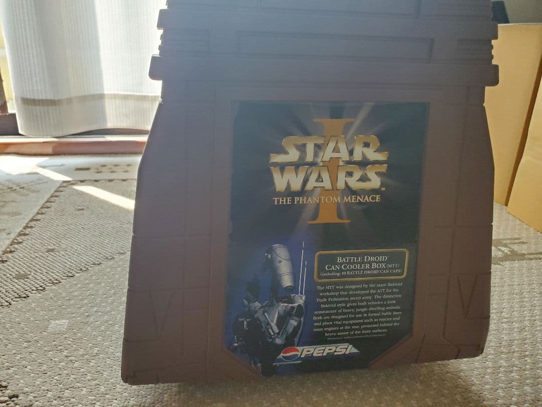未使用　ペプシ懸賞品　スターウォーズ バトルドロイド缶クーラーボックス